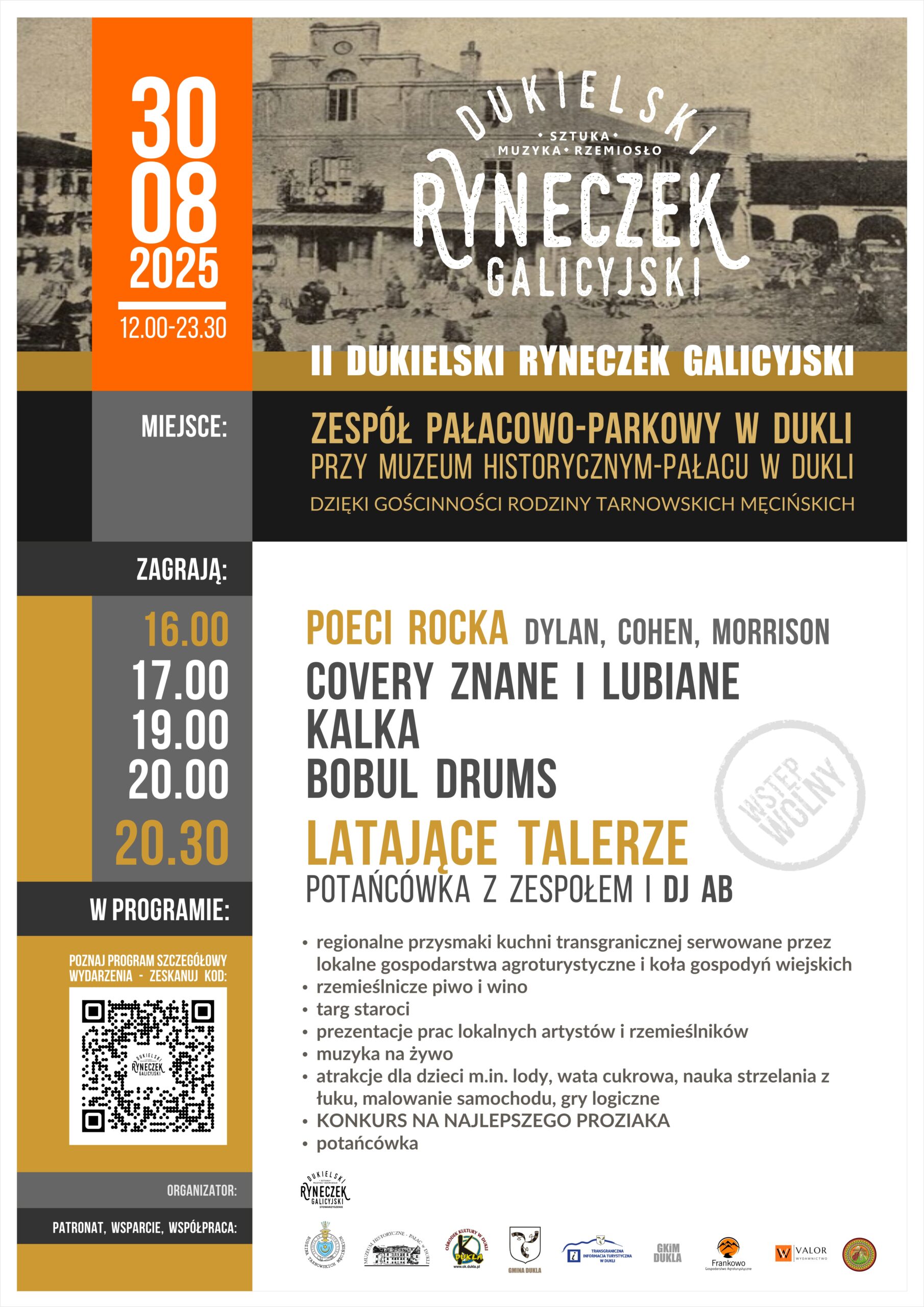 Zapraszamy na II Dukielski Ryneczek Galicyjski przy Zespole pałacowo-parkowym w Dukli
