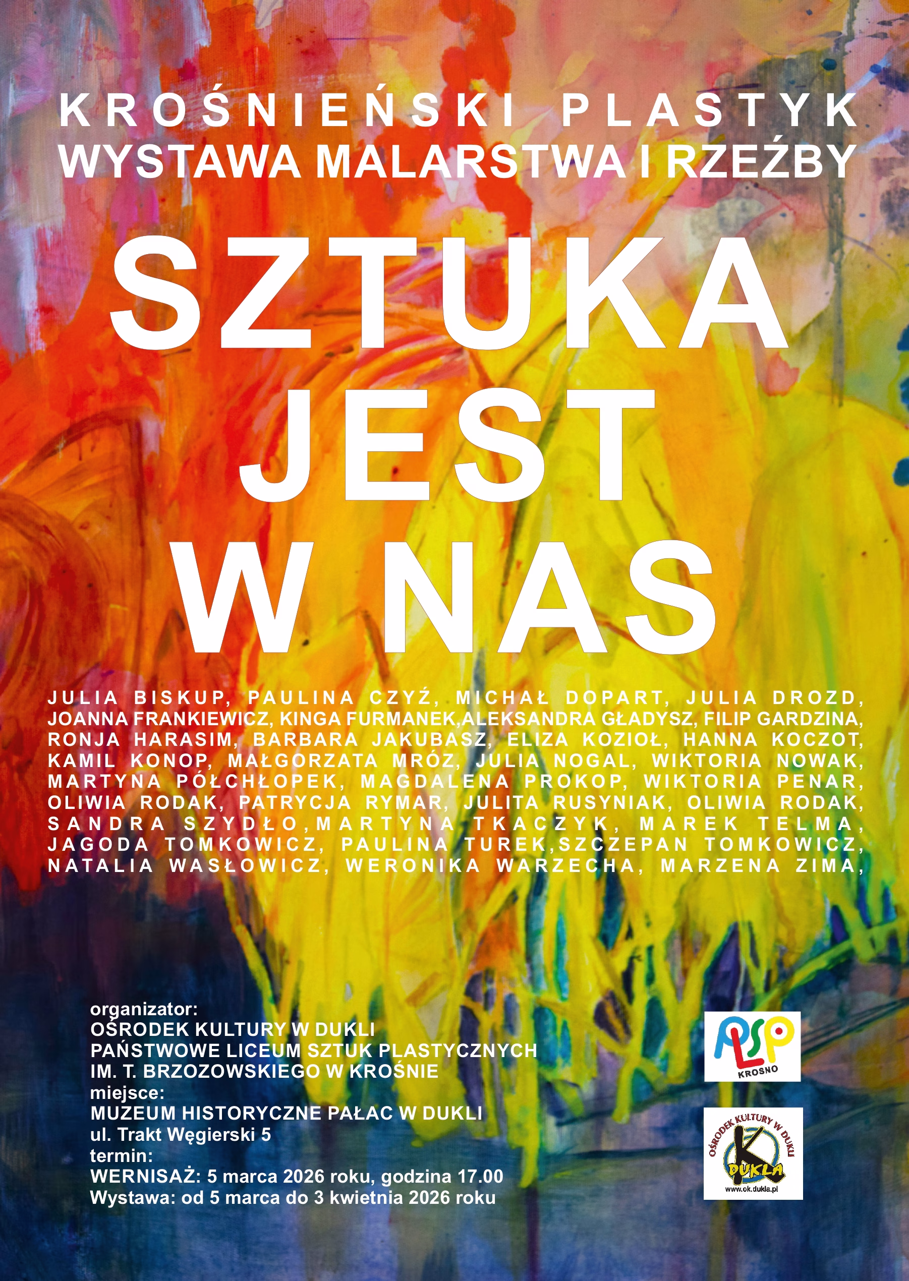 Zaproszenie na wernisaż wystawy